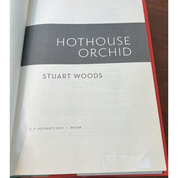 Stuart Woods 2 Hardcover Book Lot; Blood Orchid & Hothouse Orchid - Picture 6 of 8
